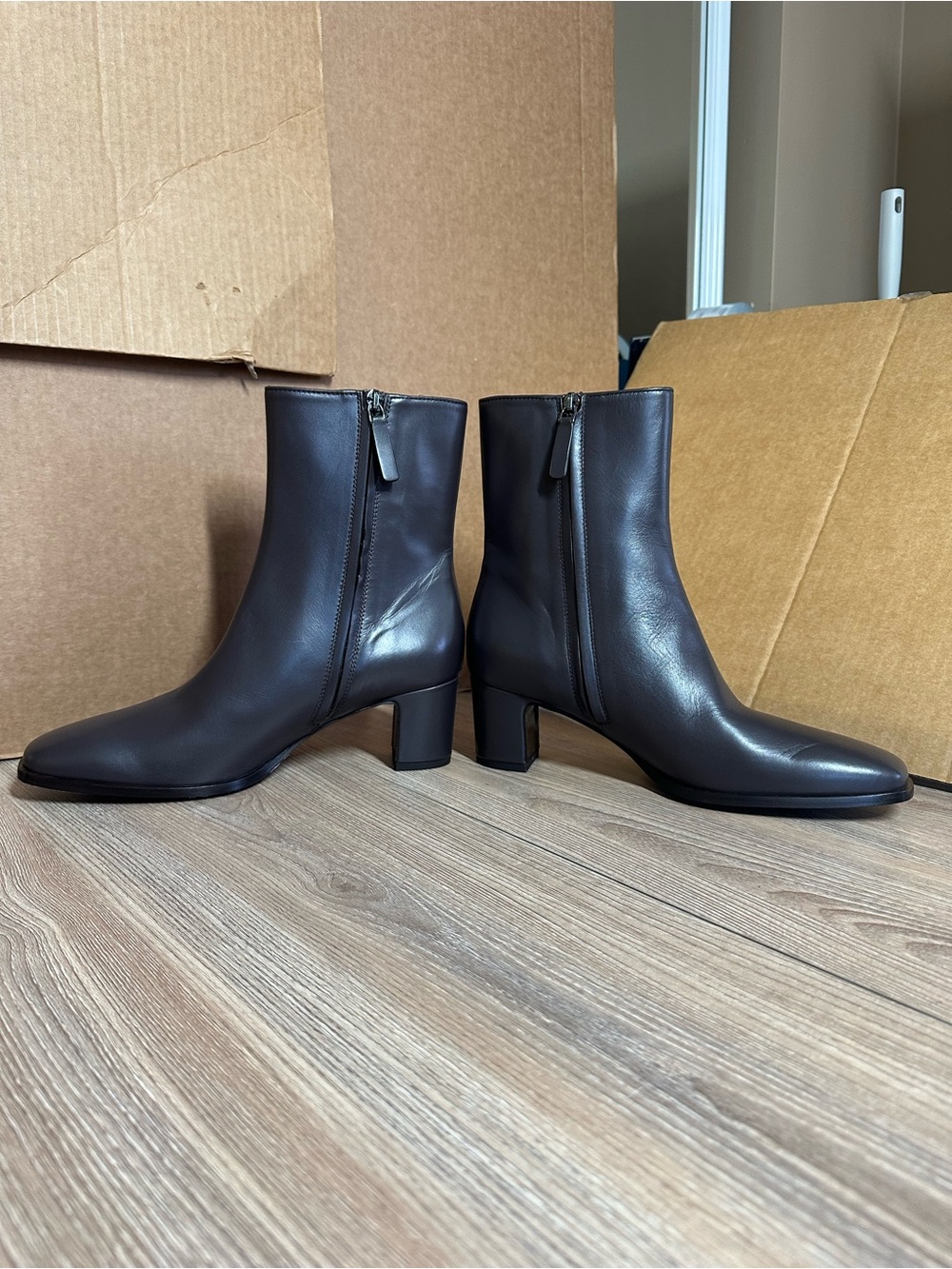 Jenni Kayne Bobby boot chocolate brown leather NWOT - Picture 7 of 12